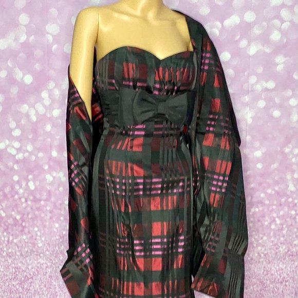 Jovani formal for prom, pageant, wedding etc with wrap - Picture 3 of 15